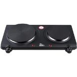 Electric Hot Plate, Uten Double Hotplate, Stainless Steel Premium Hotplate, 5 Levels Separate Therm