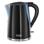 Russell Hobbs Mode Electric 1.7L Cordless Kettle (Fast Boil 3KW, Black with Stainless Steel accents