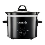 Crockpot Slow Cooker | Removable Easy-Clean Ceramic Bowl | 1.8 L Small Slow Cooker (Serves 1-2 Peop