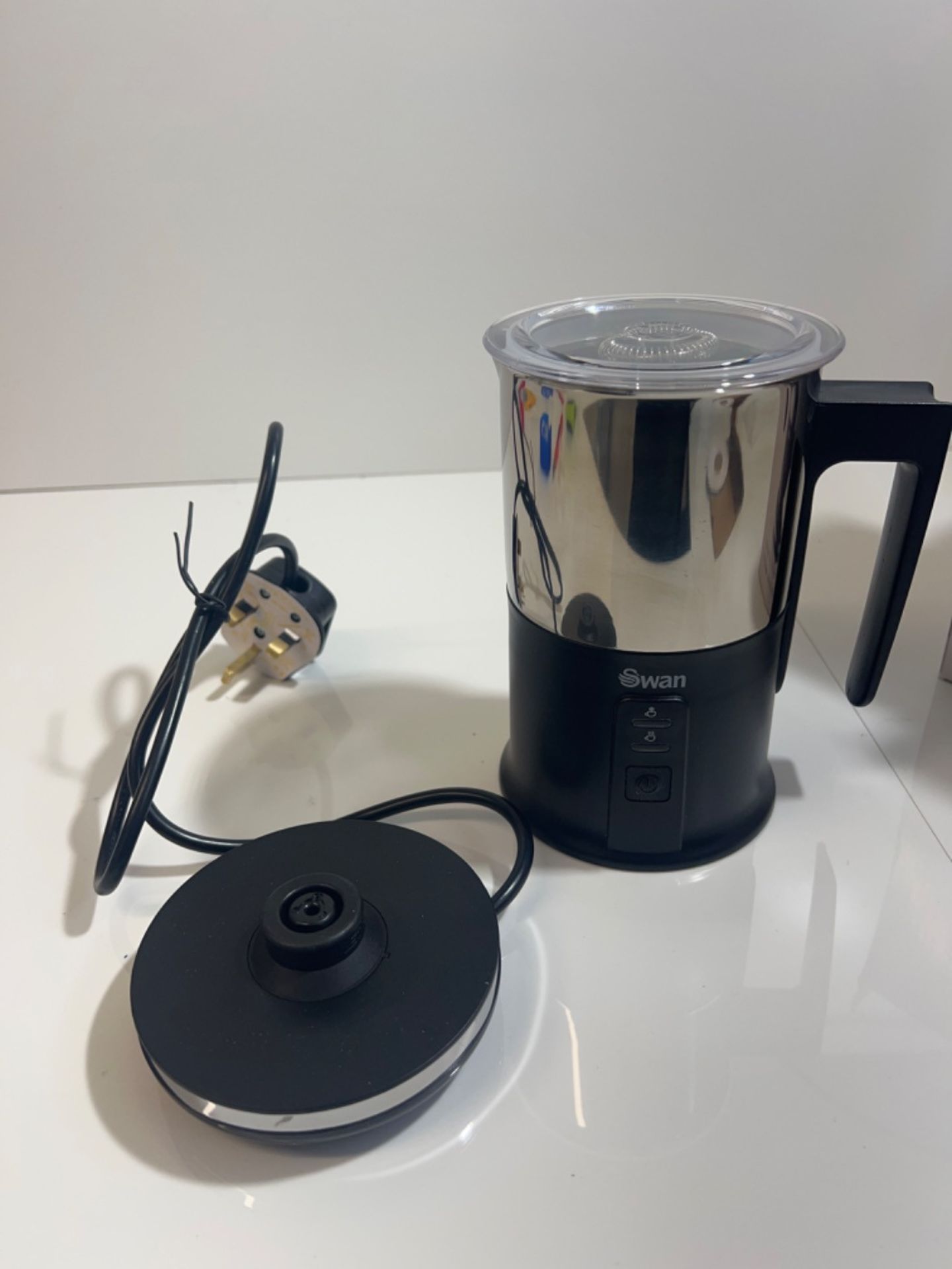 Swan, Automatic Milk Frother and Warmer, 2 Layer Non-Stick Coating, 500W, 500 W, Black - Image 3 of 3