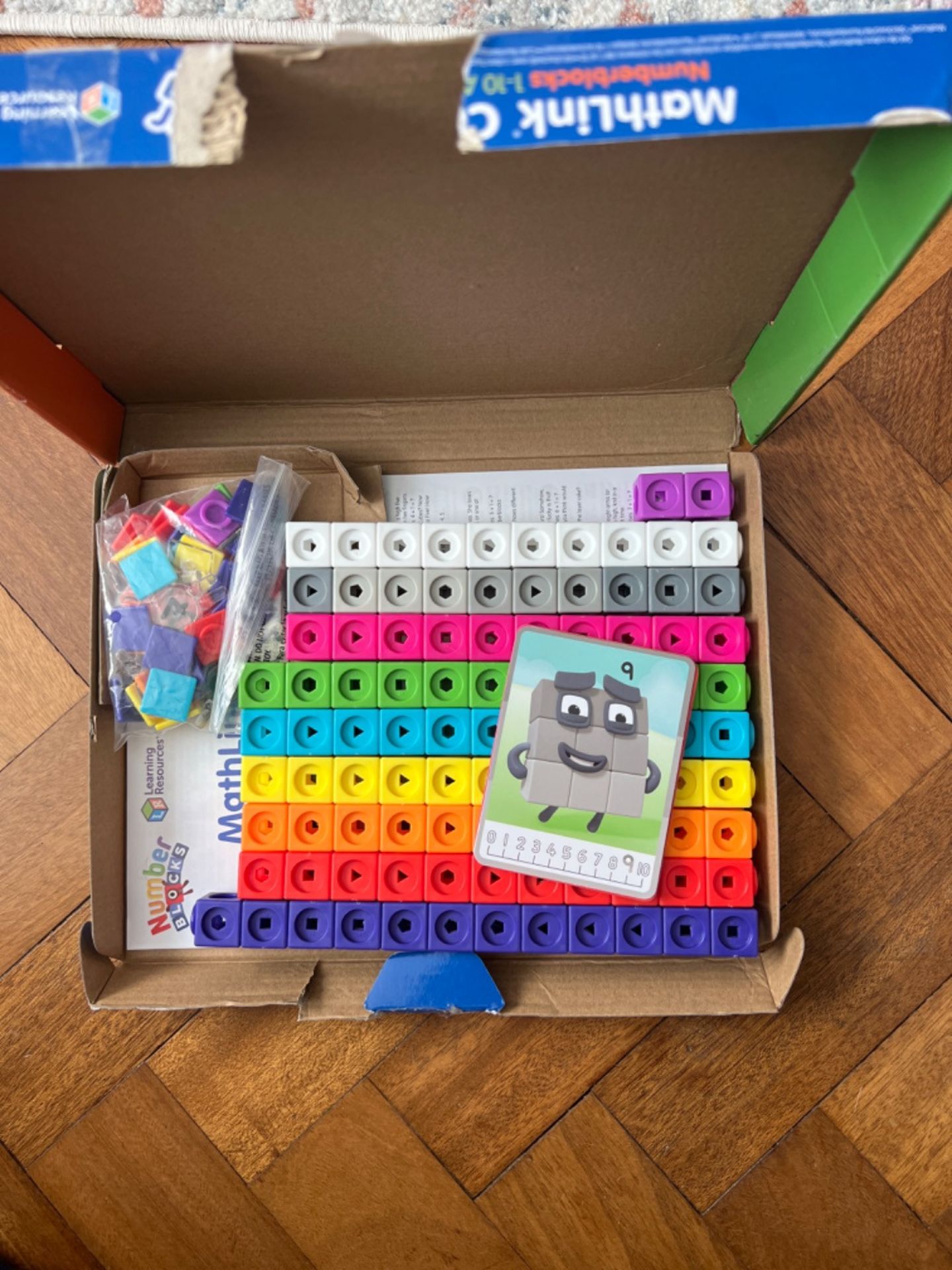 Learning Resources LSP0949-UK MathLink Cubes Numberblocks 1-10 Activity Set, Early Years Maths Lear - Image 2 of 3