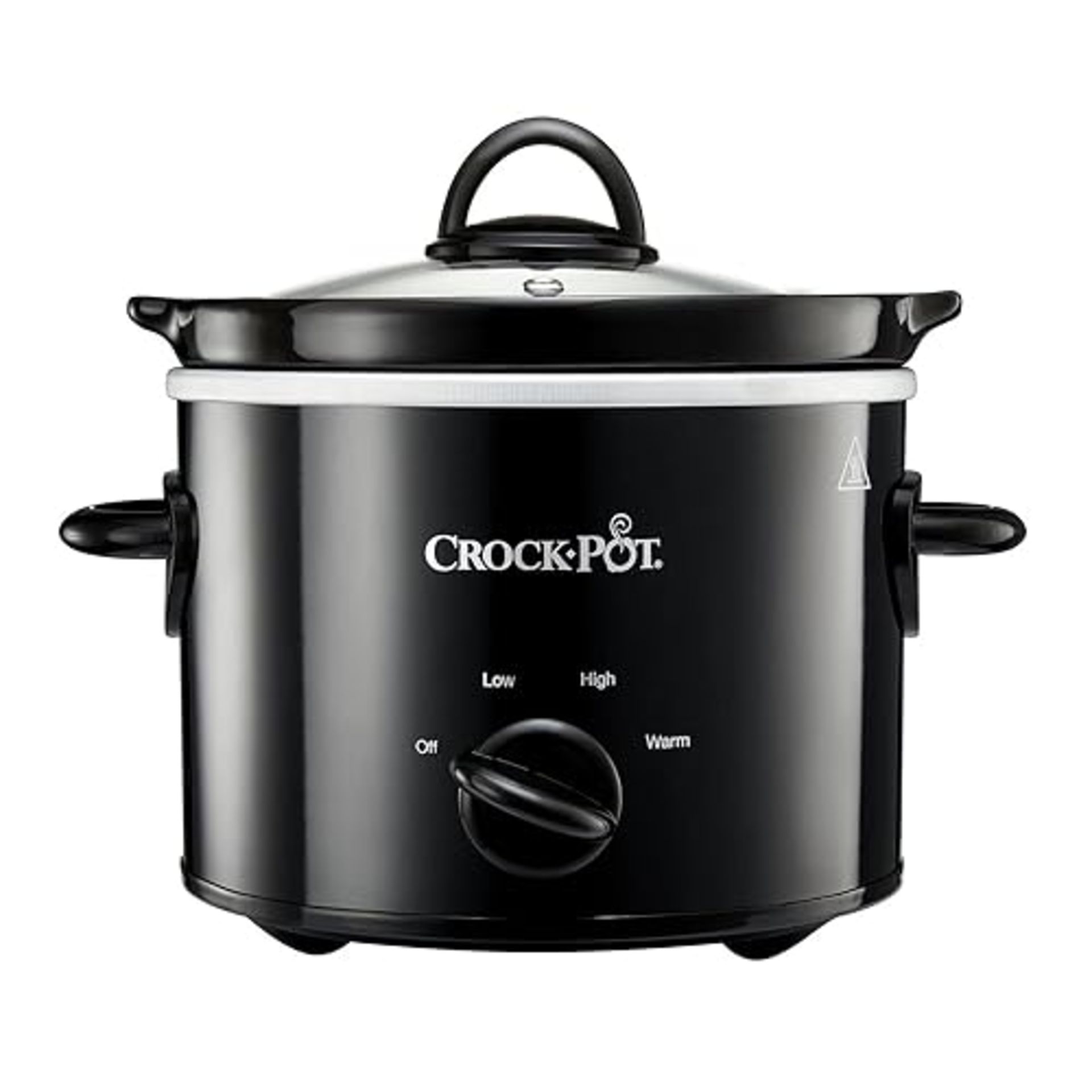 Crockpot Slow Cooker | Removable Easy-Clean Ceramic Bowl | 1.8 L Small Slow Cooker (Serves 1-2 Peop