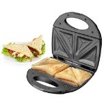 Belaco Sandwich Maker 2 Slice Sandwich Toaster Machine Non-Stick Easy Clean 750W Triangle cooking, 