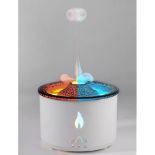 SEAAN Volcano Humidifier, Jellyfish Mist Humidifier for Bedroom, Pulsating/Continuous Modes, Dual N