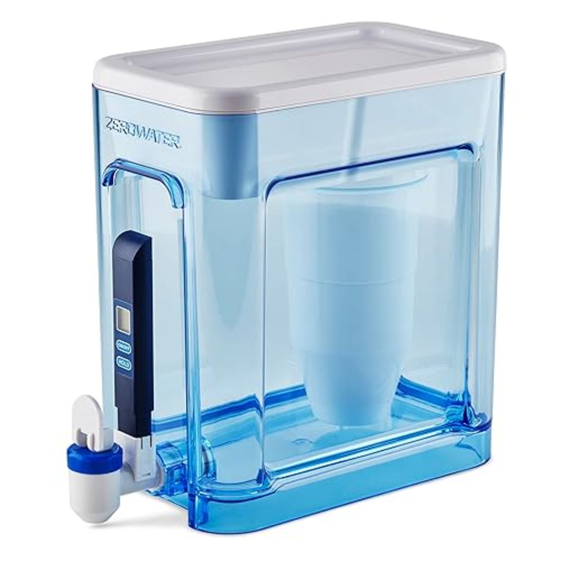 ZeroWater 5.2 L Cup Ready-Read 5-Stage Water Filter Dispenser, NSF Certified to Reduce Lead and PFO