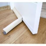 Door Draught Excluder 90 cm, Anti-Cold Unilateral Door Bottom with Self-Adhesive Seal, Protection A