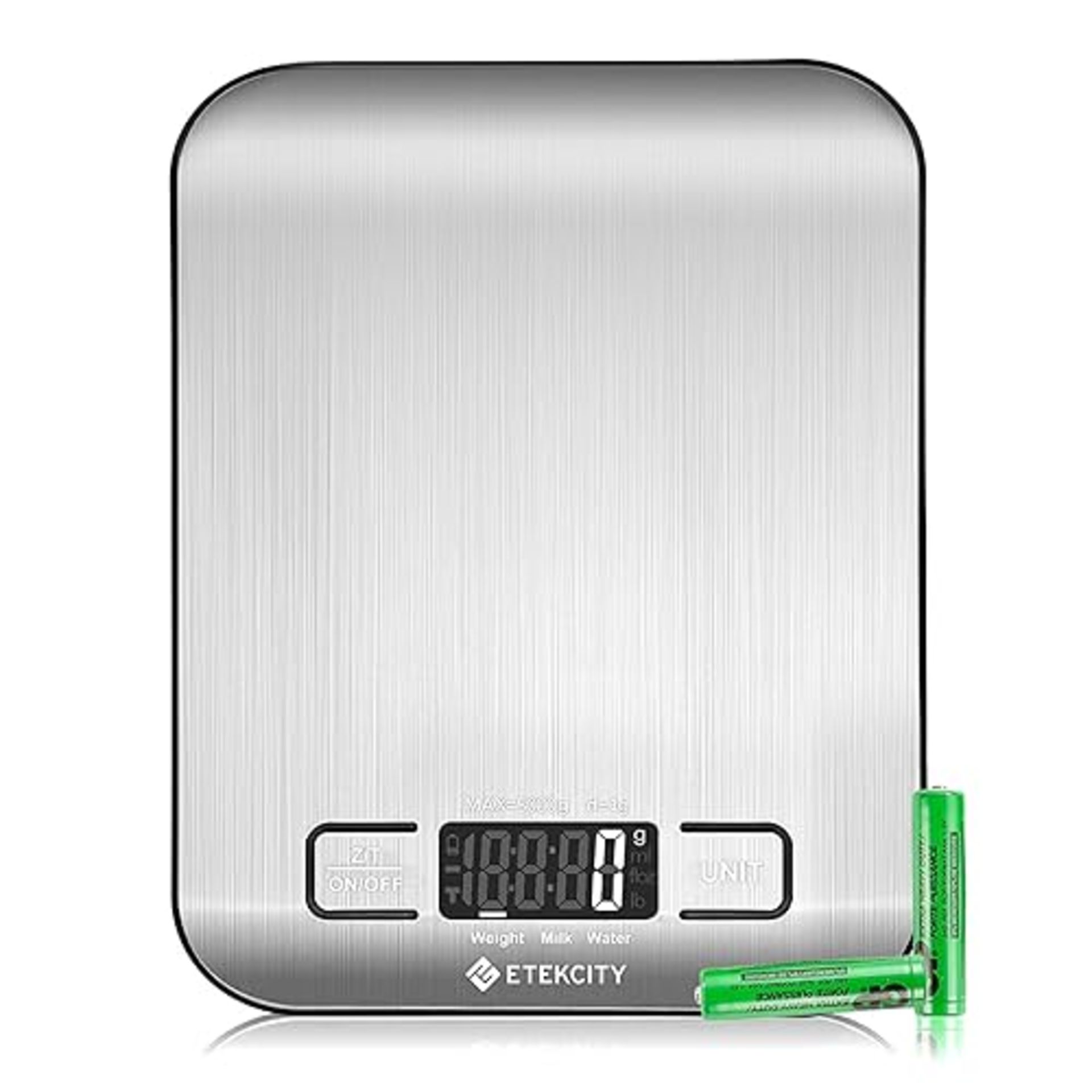 Etekcity Digital Kitchen Scales, Premium Stainless Steel Food Scales, Professional Food Weighing Sc