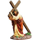 Palmetto Housewares Jesus carrying cross, Jesus Resin figurine, Christian gift item