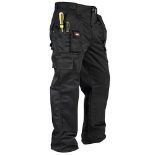Lee Cooper LCPNT206 Workwear Mens Multi Pocket Easy Care Heavy Duty Knee Pad Pockets Safety Work Ca