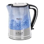 Russell Hobbs Brita Filter Purity 1.5L , Fast boil 3KW Electric Cordless Kettle for cleaner, cleare