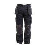 Apache Workwear Men's Site Trousers APKHT Polycotton Holster Trouser Black 40W 33L Cordura Side Car