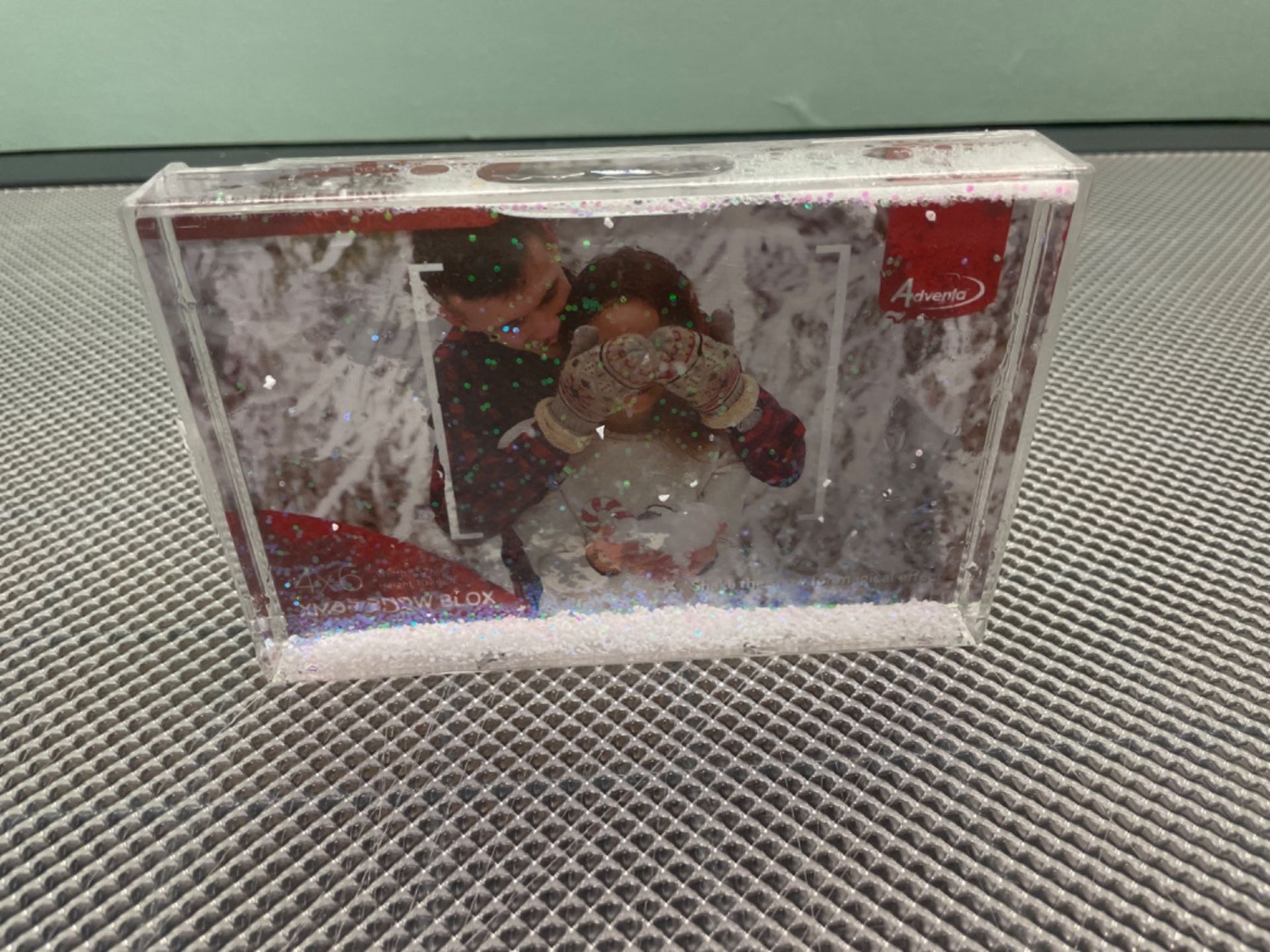 Glitter Photo Frame Block Clear Acrylic 4x6 - Ideal Personalised Gifts, Stocking Fillers, Christmas - Image 3 of 3