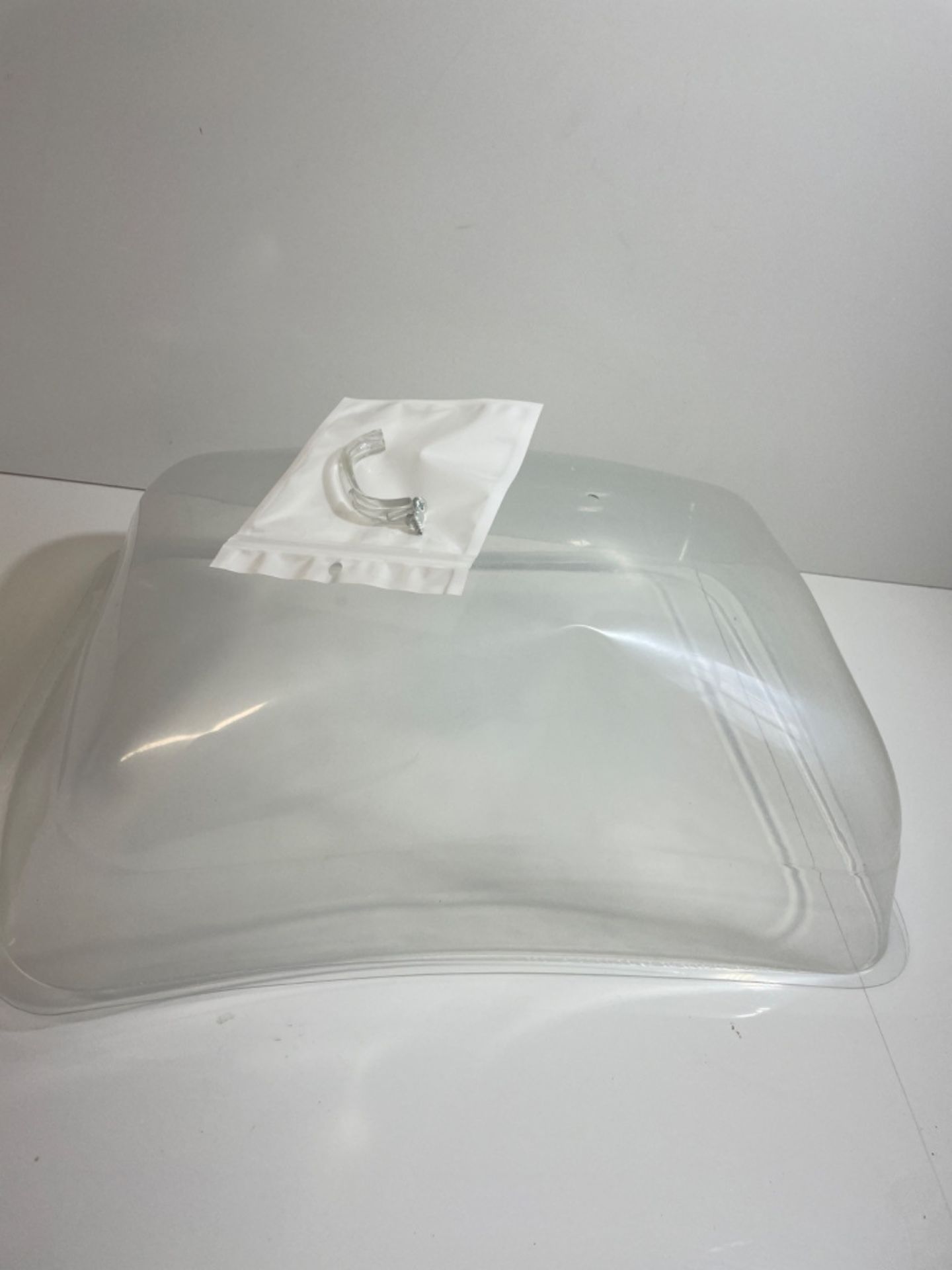 DOITOOL Cake Dome Cover Rectangular Clear Desert Cloche Display Cake Plate Serving Platter Cheese C - Image 2 of 3