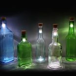 Suck UK | Bottle Light Single | USB Bottle Lights With Cork | Rechargeable Bottle Lamp Kit & Batter