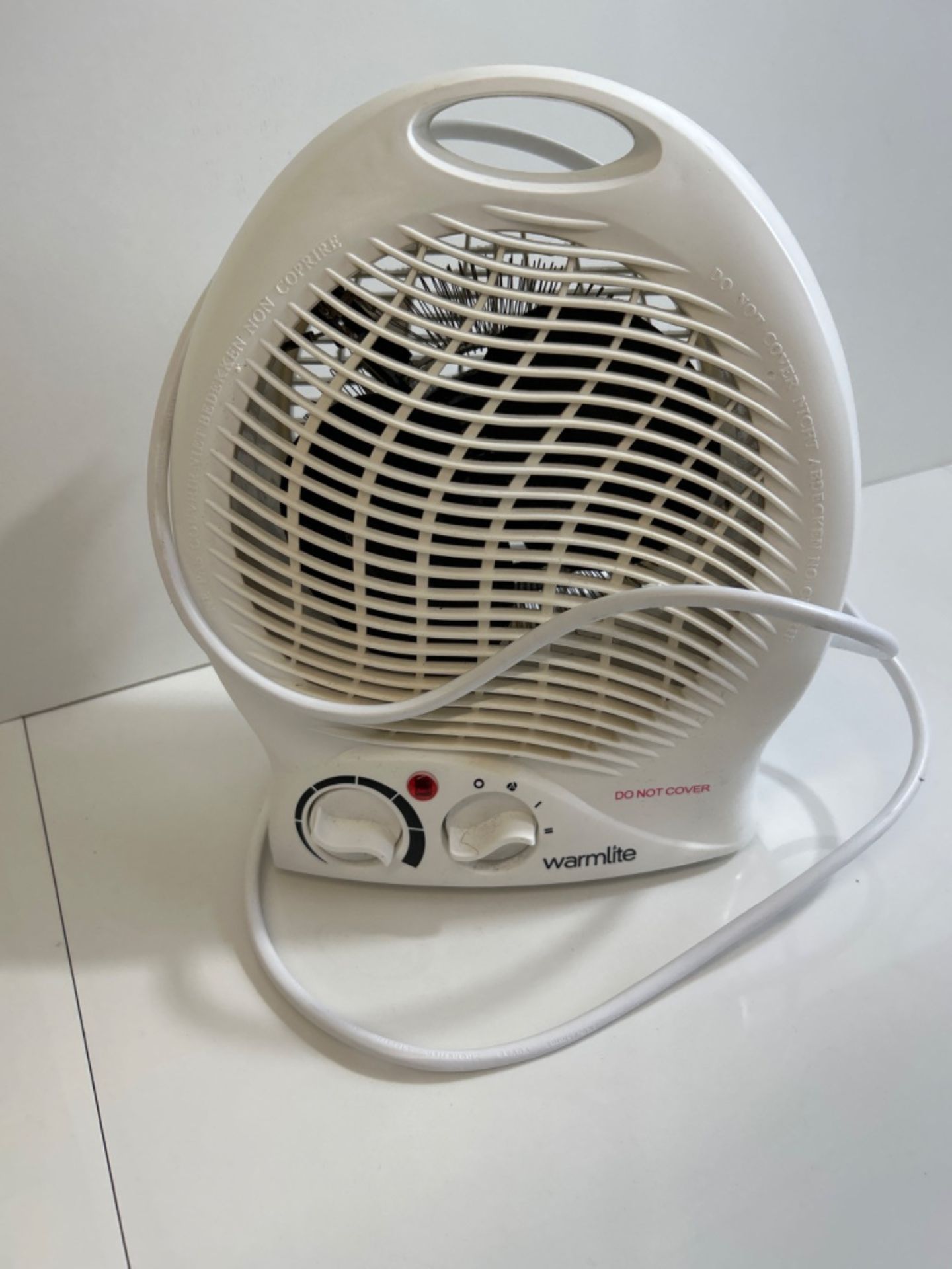 Warmlite WL44002 Thermo Fan Heater with 2 Heat Settings and Overheat Protection, 2000W, White - Image 2 of 3