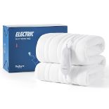 Bedsure Electric Blanket Double - Heated Blanket with 4 Heating Levels, Electric Heated Underblanke