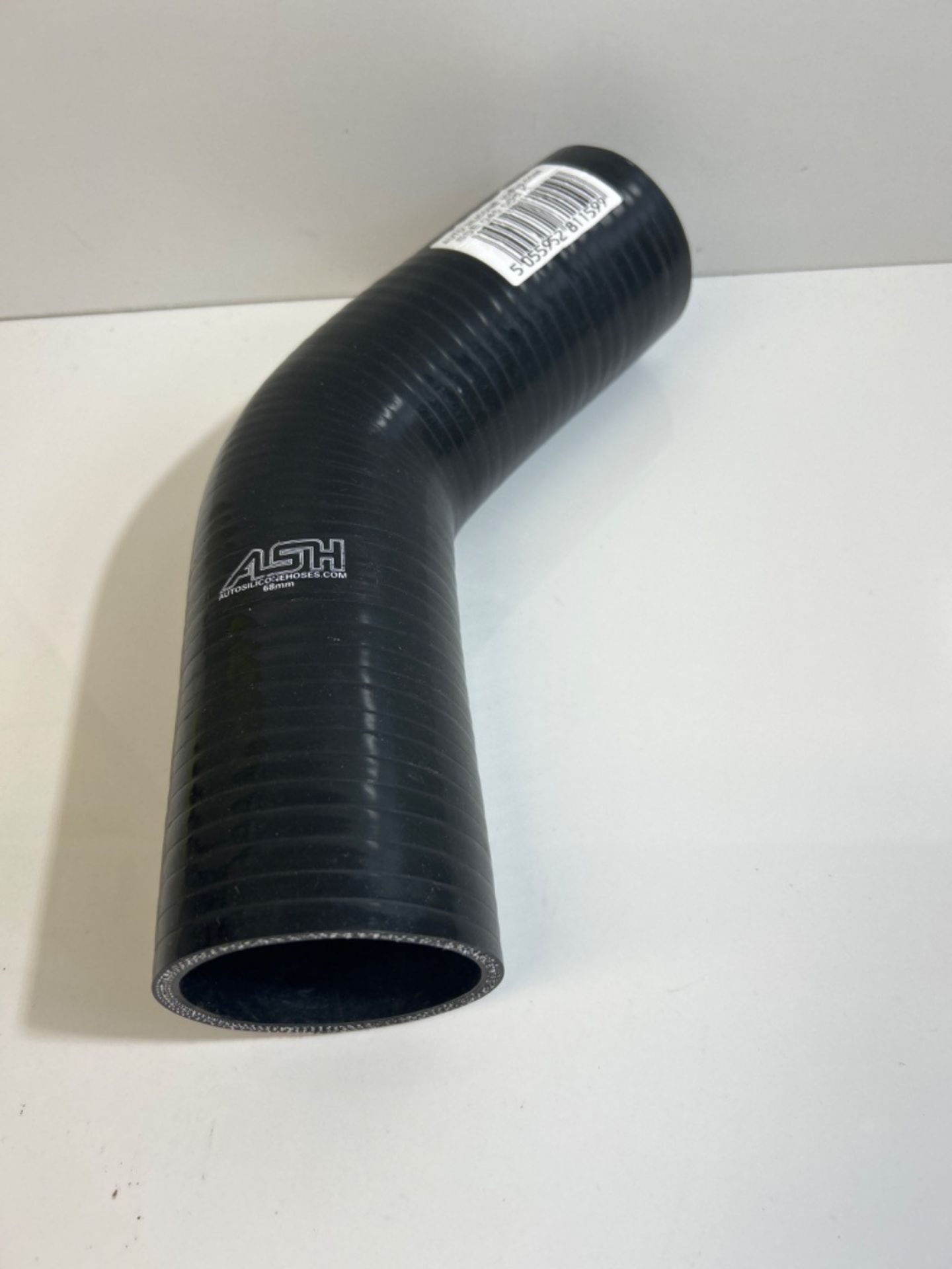 68mm ID Black 45 Degree Silicone Elbow Hose - Image 2 of 3