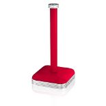 Swan SWKA1040RN Retro Kitchen Roll Holder with Steel Weighted Base, 32cm, Red