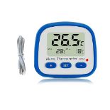 Digital Fridge Freezer thermometer-with-Magnet and Stander Easy Readout Refrigerator Thermometer wi