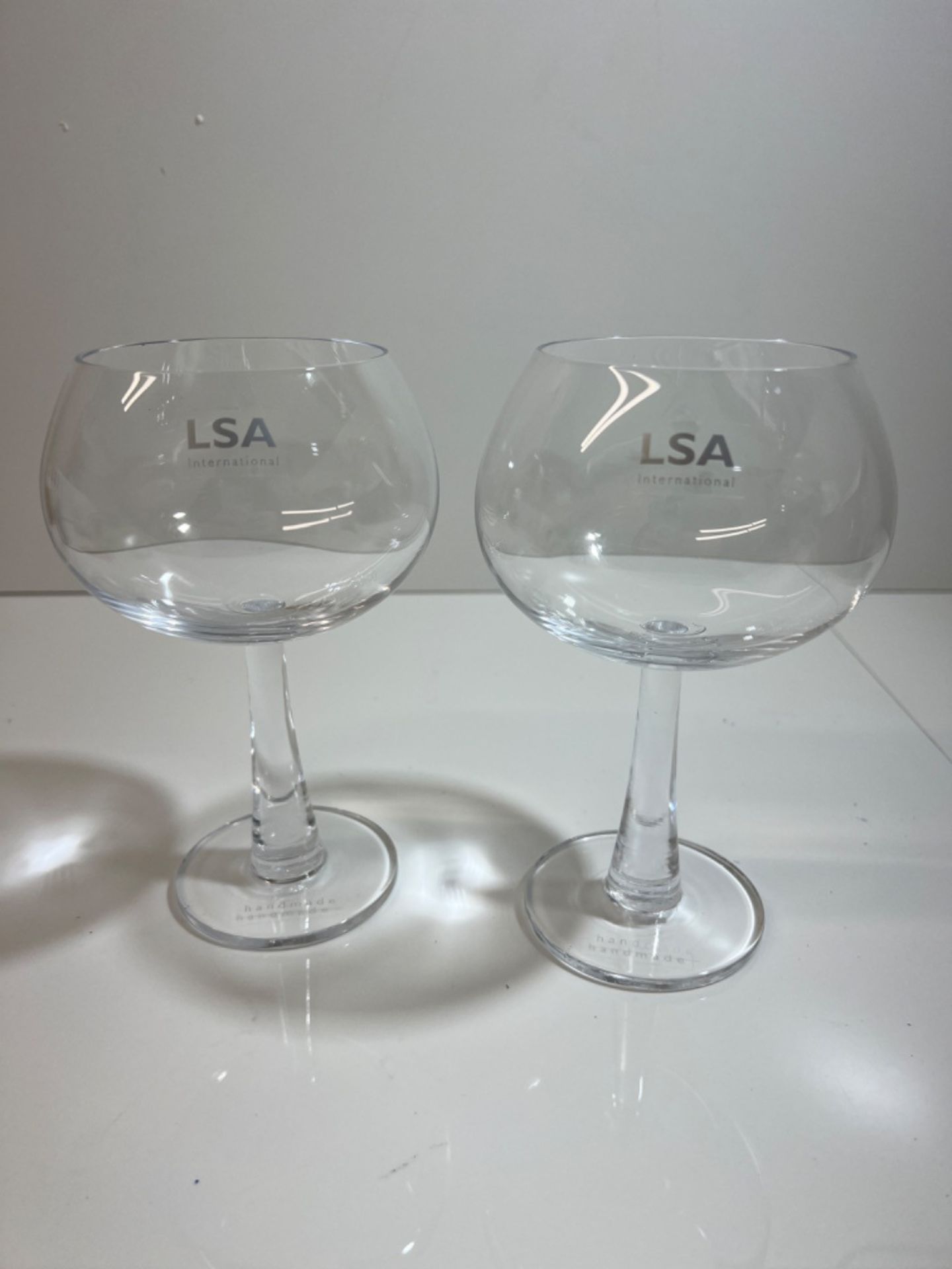 LSA International Gin Balloon Glass 420 ml Clear | Set of 2 | Mouthblown and Handmade Glass | GN03 - Image 3 of 3