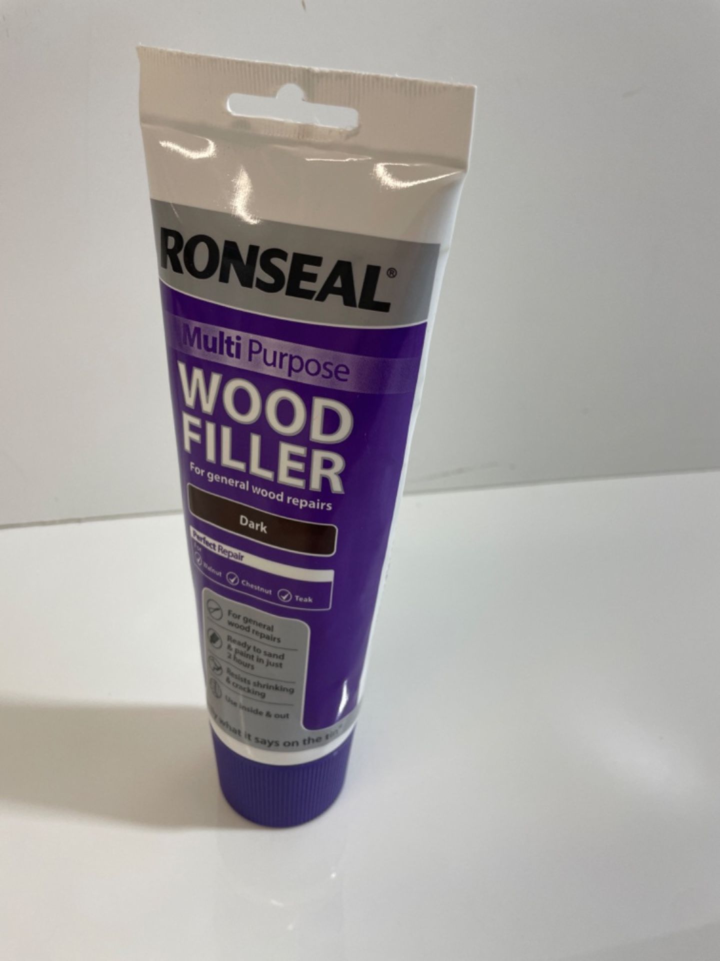 Ronseal MPWFD325G 325g Multi-Purpose Wood Filler Tube - Dark - Image 2 of 3