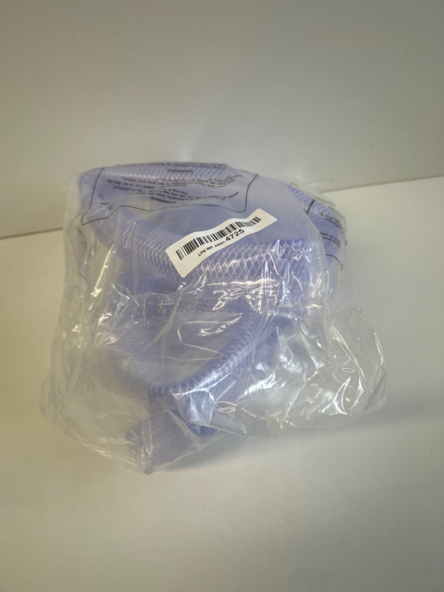 25mm ID 1 Metre Length Clear Braided PVC Hose with Synthetic Reinforcement - Image 2 of 3