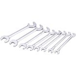 8 Piece Metric Midget Open End Spanner Set