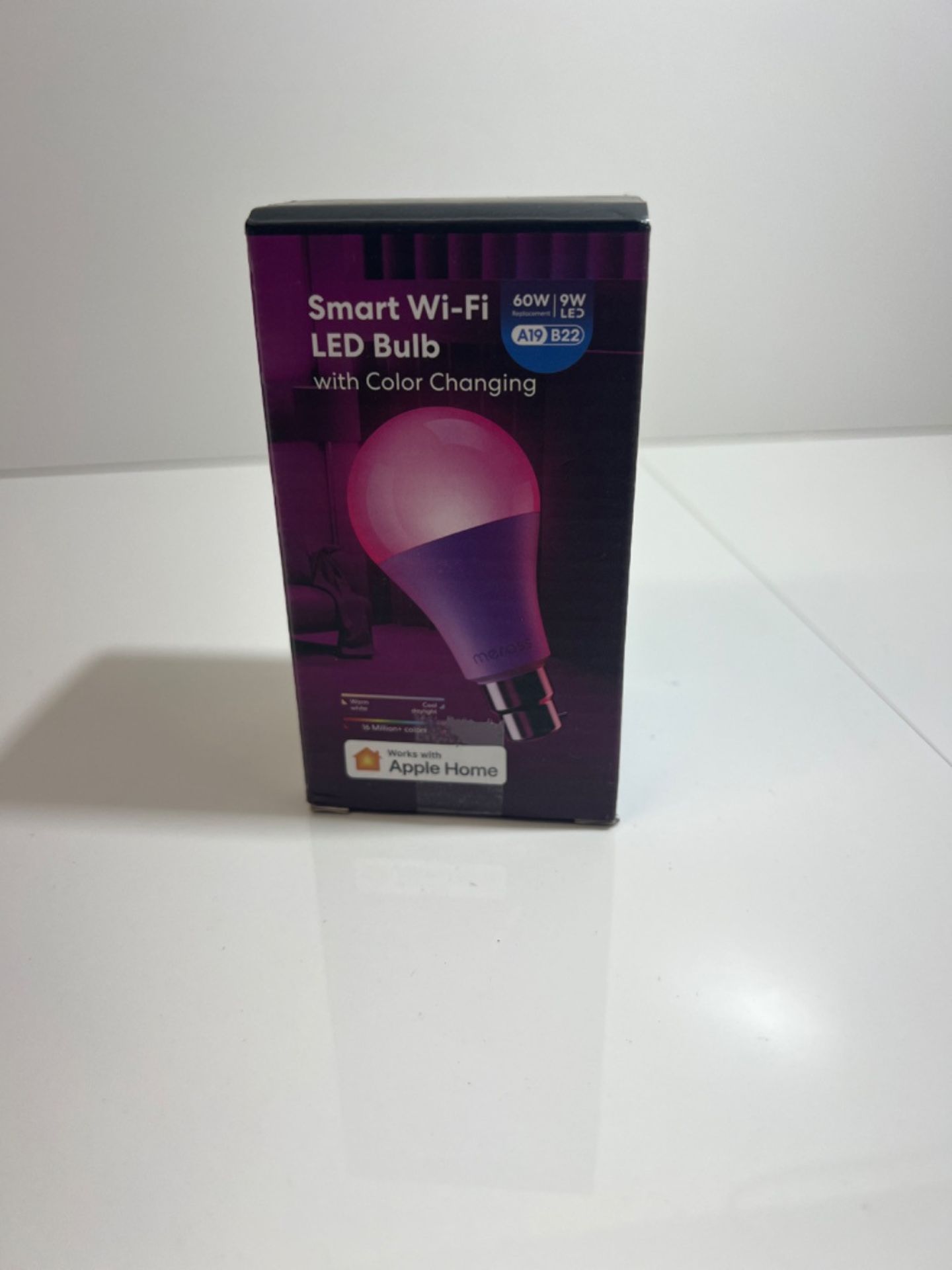 meross Smart Bulb Smart Bulb Alexa Light Bulb B22 Compatible with Apple Homekit, Alexa, Google Home - Image 2 of 2