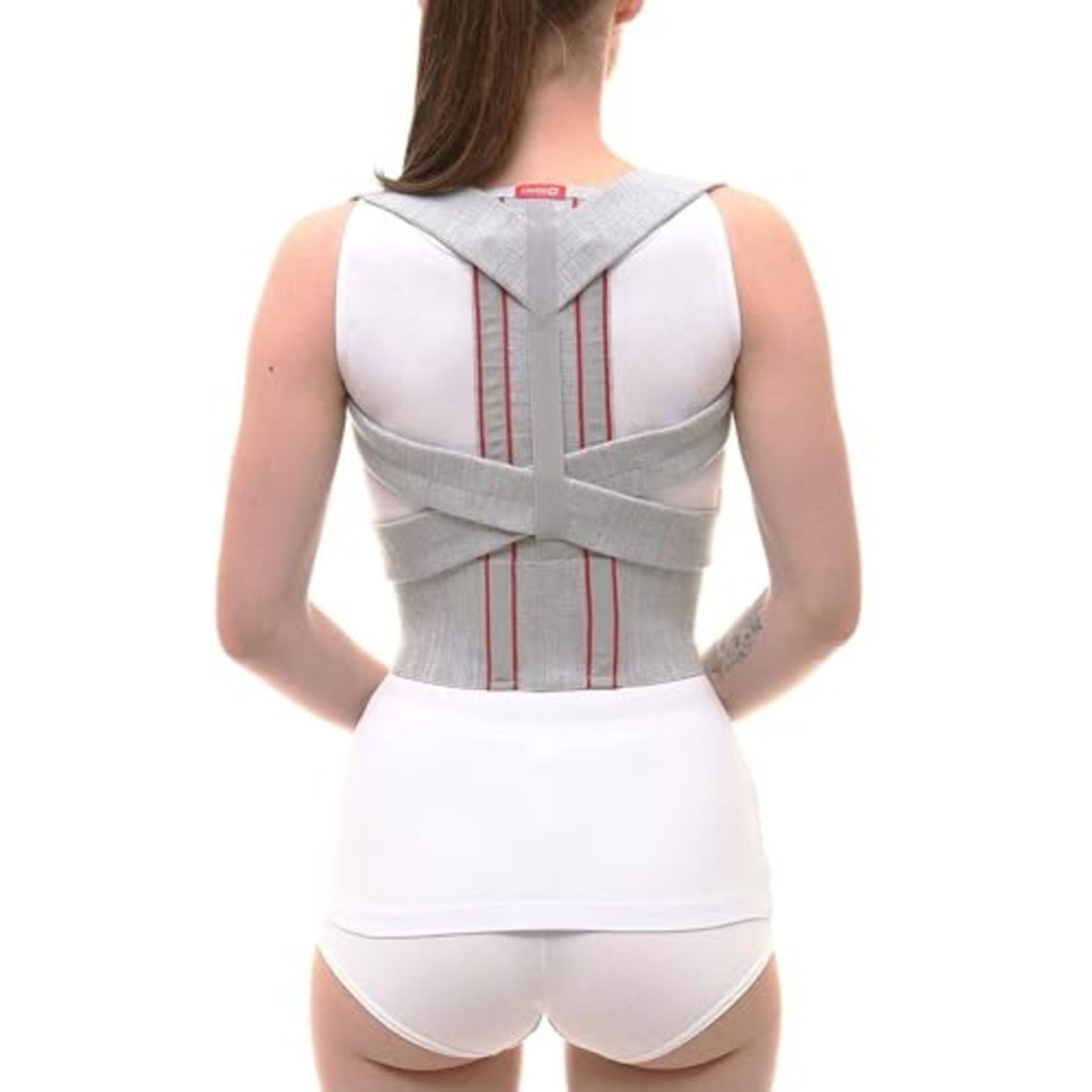 Lauma Medical, Posture Corrector with Metal Inserts for Women and Men, Adjustable, Breathable, Pain