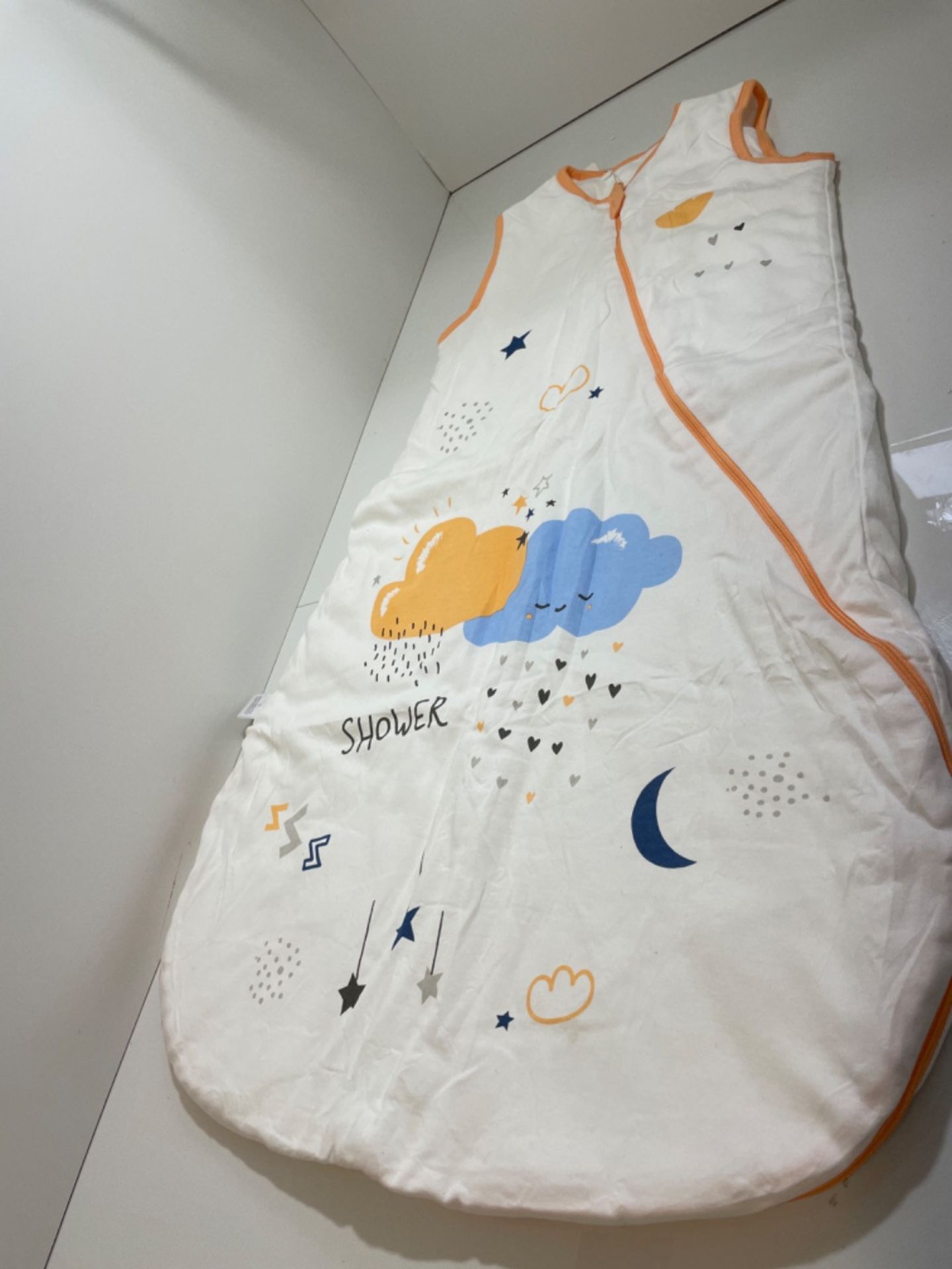 Chilsuessy Baby Sleeping Bag 2.5 Tog Soft Cotton Unisex Nursery Sleeping Sack Wearable Blanket Wint - Image 2 of 3