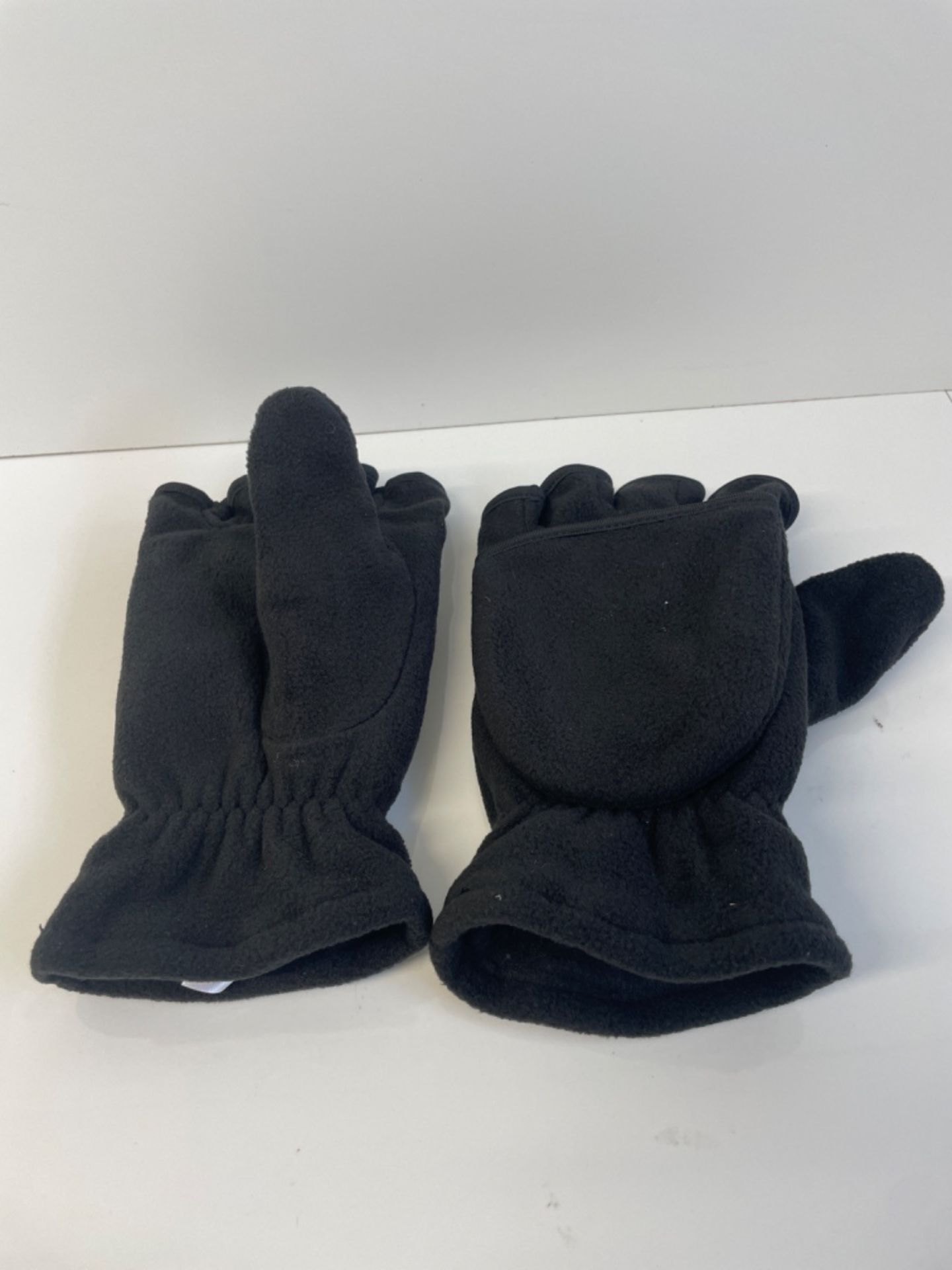 Winter Gloves, 1 Pair Winter Warm Gloves, Fingerless Polar Fleece Gloves Mittens, Fingerless Warm G - Image 2 of 3