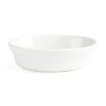 Olympia Whiteware Oval Pie Bowls 44X145X104mm Porcelain Kitchen Dish 6pc