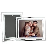 ASelected 8X10 Glass Picture Photo Frames For Wedding Photos,Family Photos And Home Decoration,Free