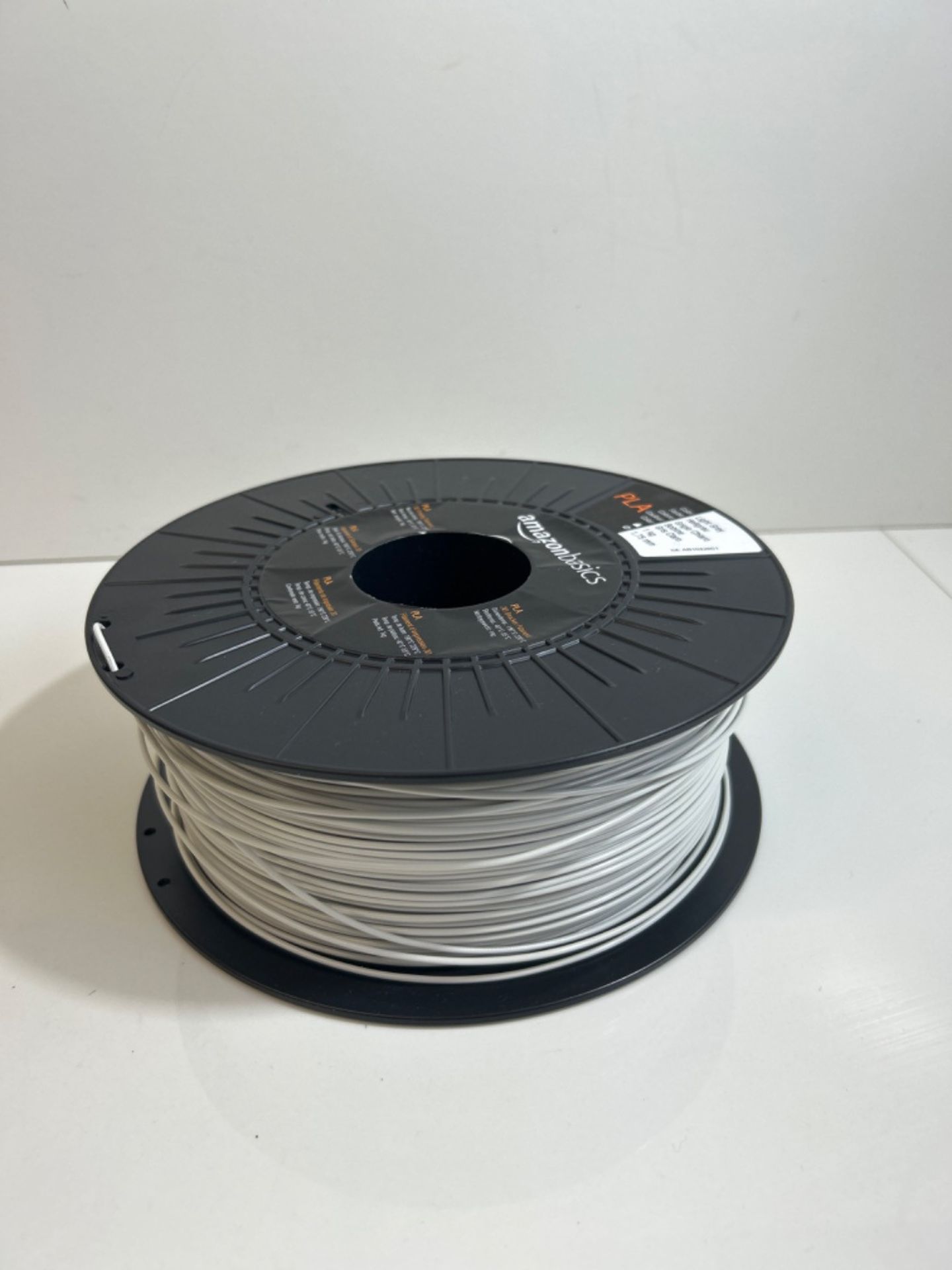 Amazon Basics PLA 3D Printer Filament, 1.75 mm, Light Grey , 1 kg Spool - Image 2 of 3