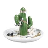Uncle Paul Cactus Ring Holder Ring Dish Ceramic Jewelry Ceramic Organizer Storage Plate Decorative 