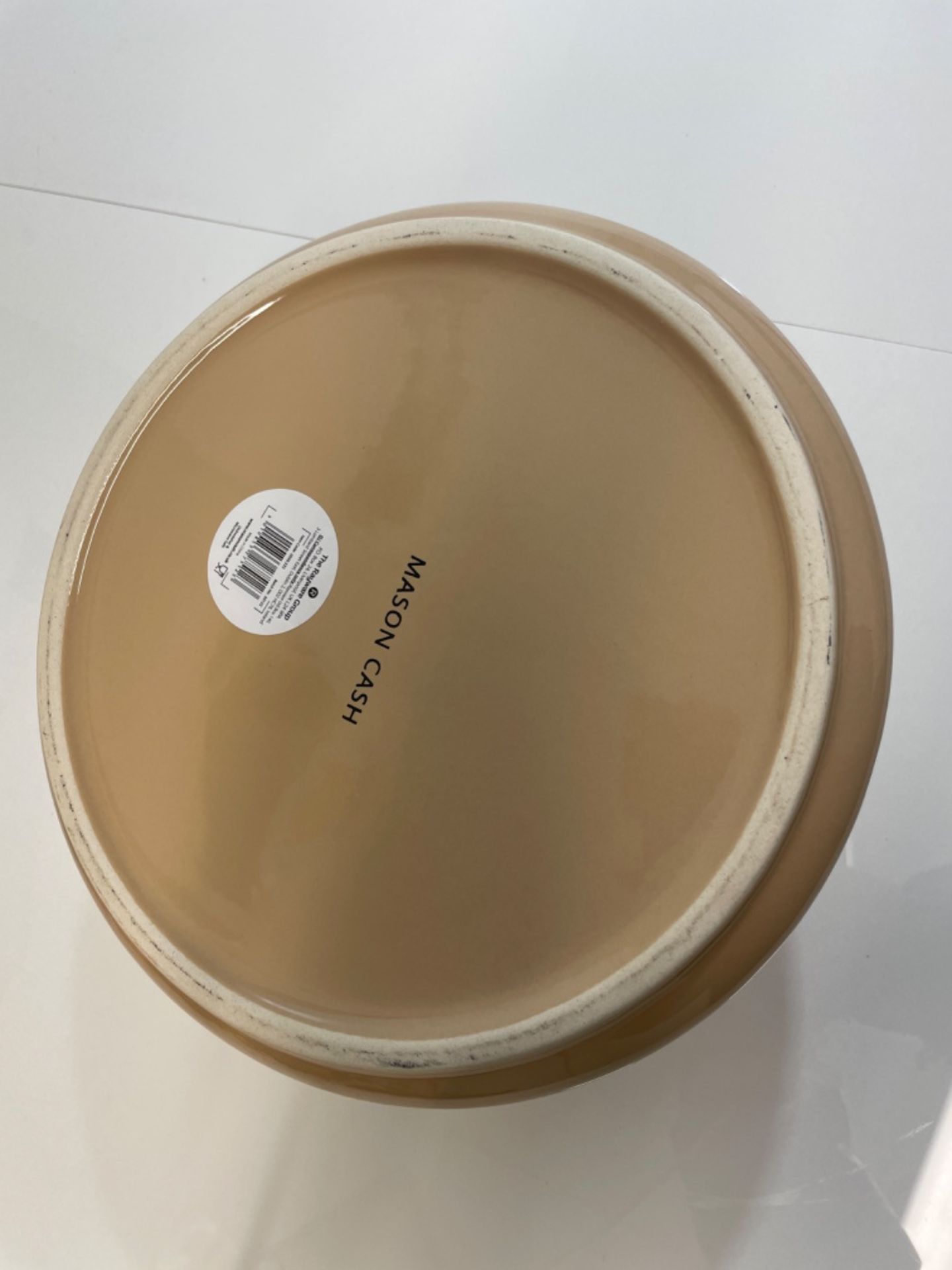 Mason Cash Cane Non Tip Lettered Stoneware Dog Bowl, 21 cm - Image 3 of 3