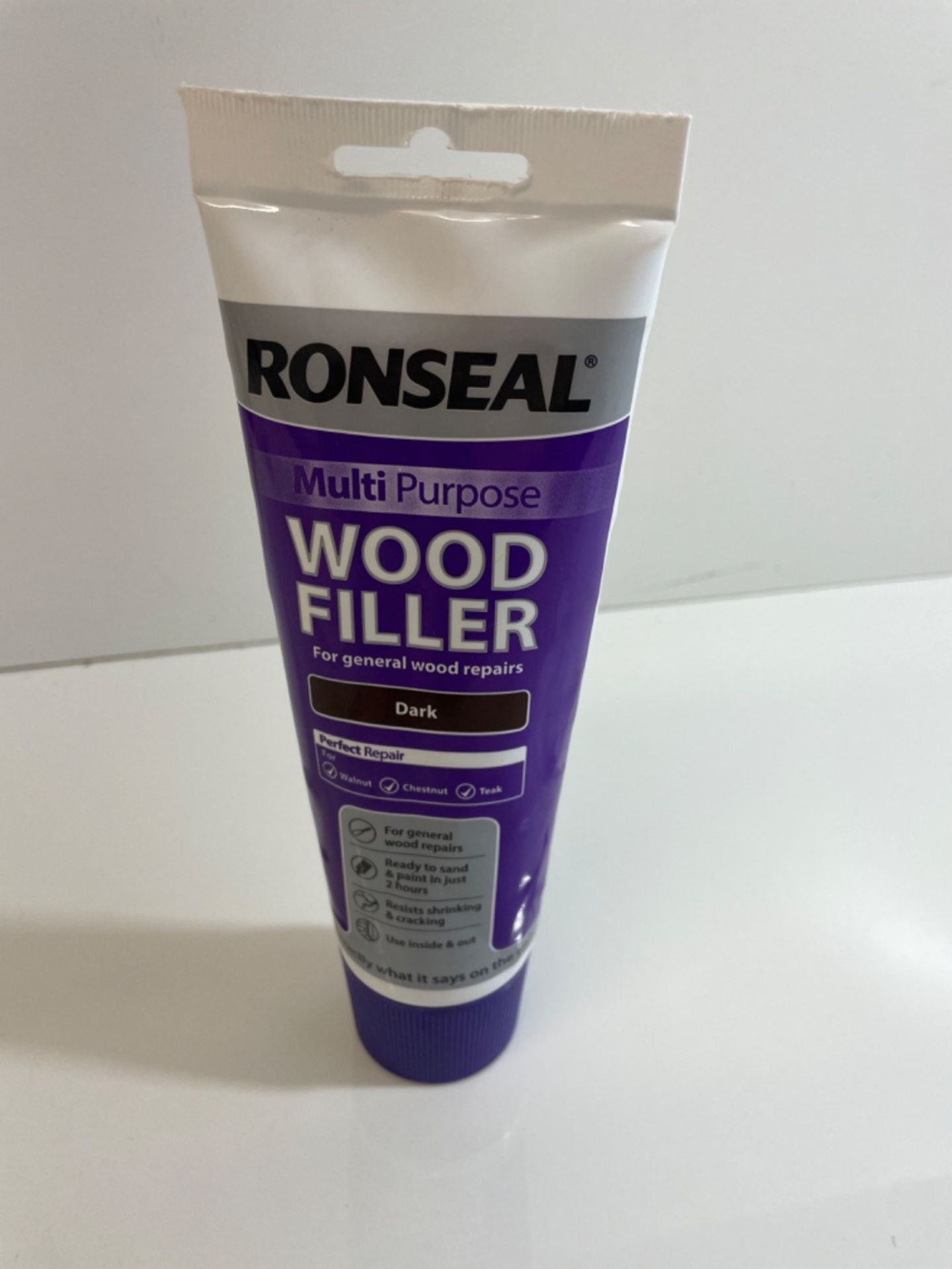 Ronseal MPWFD325G 325g Multi-Purpose Wood Filler Tube - Dark - Image 3 of 3