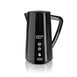 Swan Alexa Smart Kettle, Amazon Exclusive, LED Touch Display, Keep Warm Function, Stainless Steel I