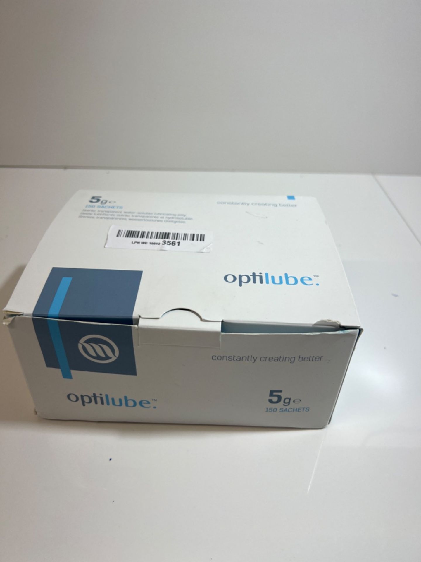 OptiLube Sachets (5g x150) - Sterile Lubricating Jelly in Sachets, Water Soluble with Easy Tear Pac - Image 3 of 3