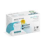 Aqua Optima EPS319 Optima, Evolve+ 3 Pack (3 Months Supply) Water Filter Cartridge Compatible with 