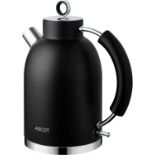 ASCOT Electric Kettle, Stainless Steel Electric Tea Kettle Gifts for Men/Women/Family 1.6L 2200W Re