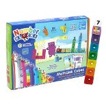 Learning Resources LSP0949-UK MathLink Cubes Numberblocks 1-10 Activity Set, Early Years Maths Lear