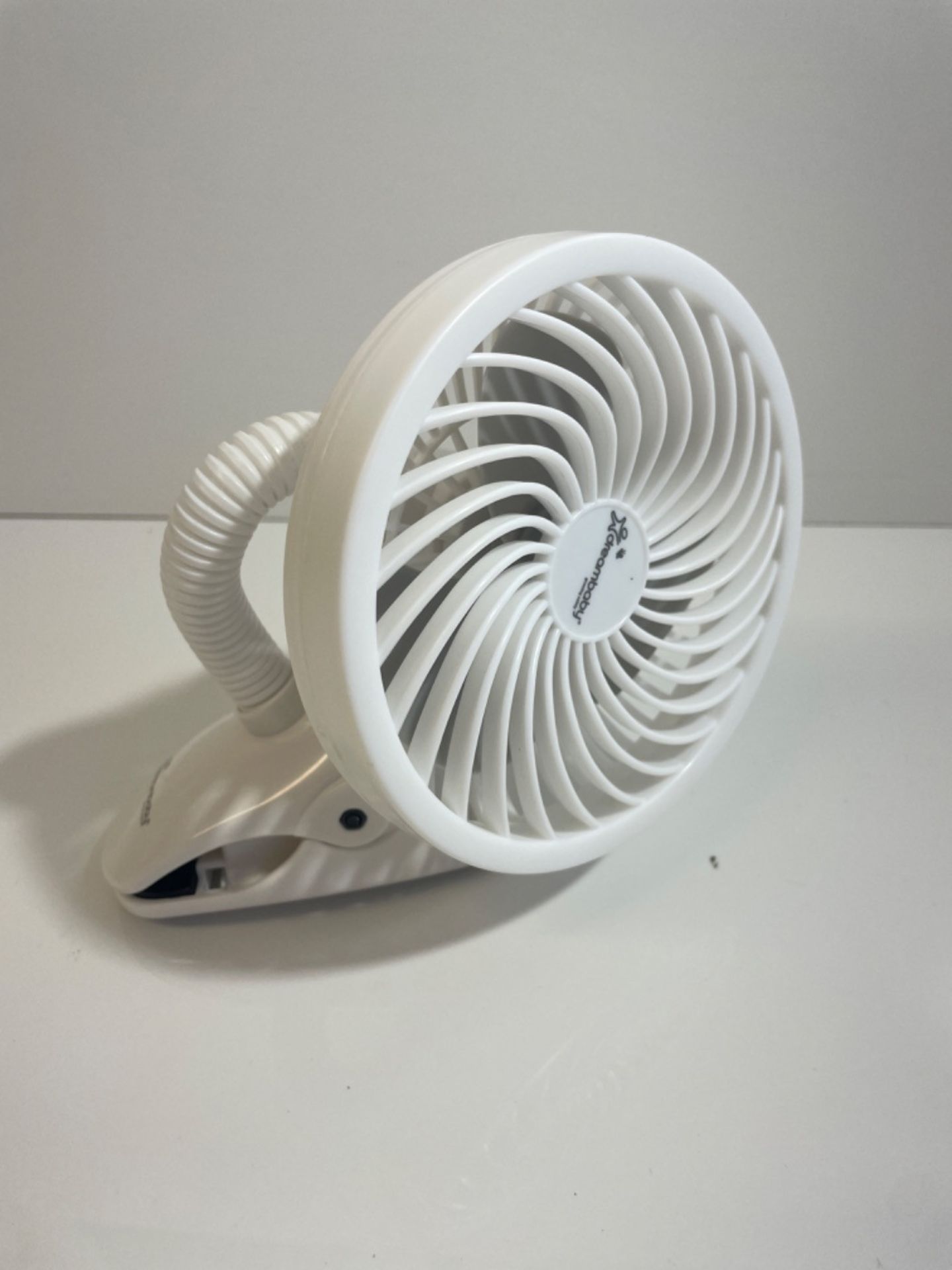 Dreambaby Caged Deluxe EZY-Fit Clip On Fan, White - Image 2 of 3