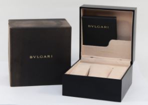 A Bulgari wristwatch box, case