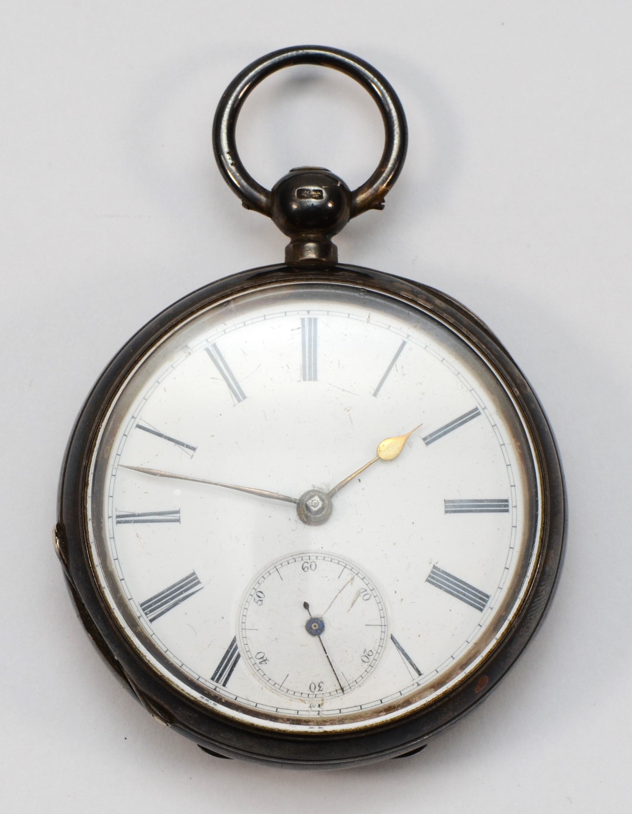 Dominion Watch Co., a silver open face key wind pocket watch, Birmingham 1884, signed and numbered