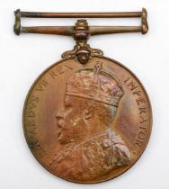 A 1903 Royal Irish Constabulary, Visit of Edward VII to Ireland medal, awarded to C.M. Farrington