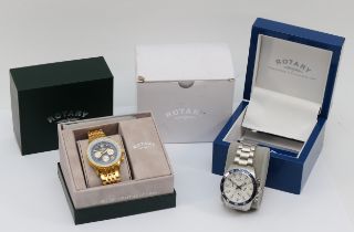 Rotary, a stainless steel gentleman's chronograph wrist watch, GB3100/06(16451), together with a