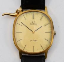 Omega De Ville, a gold plated manual gentleman's wristwatch, ref 111. 0148, 17 jewel movement number