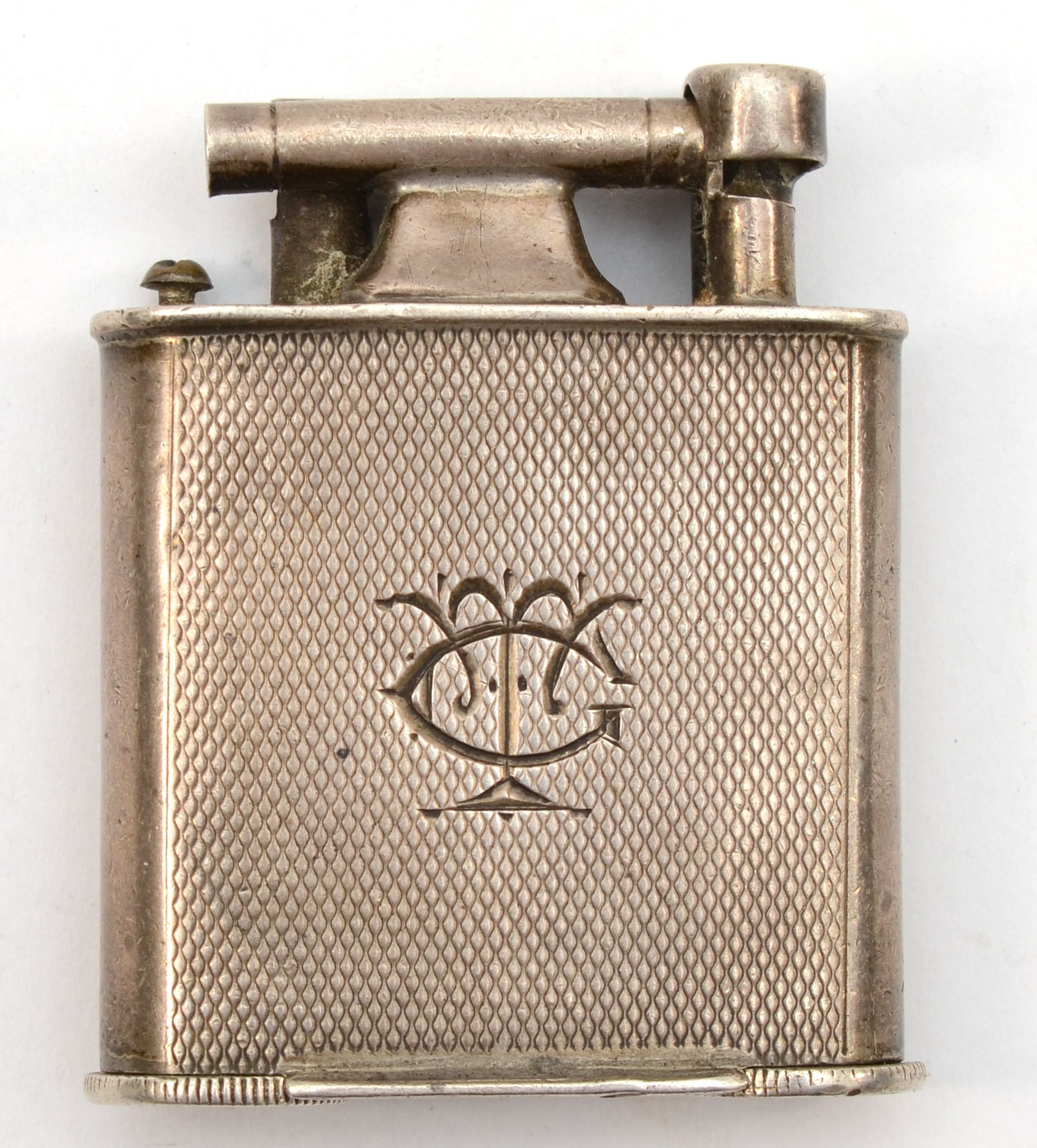 "The Mappin Lighter", an Art Deco silver petrol lighter, by Mappin & Webb, Birmingham 1931, with