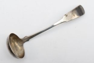 A George IV Scottish silver fiddle pattern toddy ladle, Edinburgh 1829, 15cm, 32gm